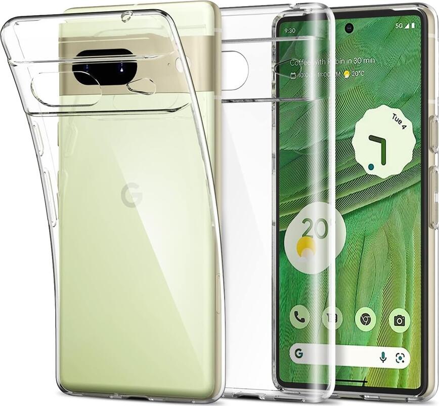Husa DMLink Helmet pentru Google Pixel 7, 6.3 inch TPU Transparenta Shockproof, Protectie Slim si Usora rezistenta la Praf cu Margini Ranforsate