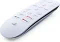 Sony PlayStation 5 Media Remote White Matte Plastic Controller with Netflix YouTube Spotify Disney+ Buttons and IR TV Control for PS5 Console