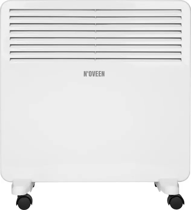 Noveen CH3300 Convector Heater, 1000W Electric Space Heater with Adjustable Thermostat and Overheat Protection, Wall Mountable or Floor Standing, White