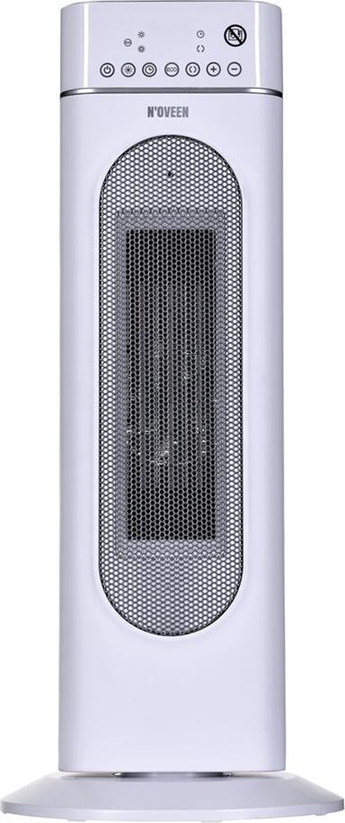 Noveen PTC3000 Tower Smart Ceramic PTC Heater, 2000W, Smart LED Display, 24h Timer, Oscillation, Fan Function, ECO Mode, Remote Control, White