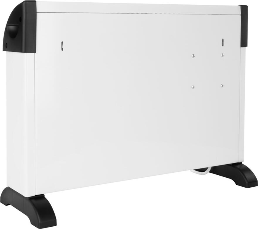 Radiator Convector Noveen CH6000 2000W, 3 Trepte de Putere, Ventilator Turbo, Timer Programabil 24h, Termostat Reglabil, Montare Perete sau Podea, Alb