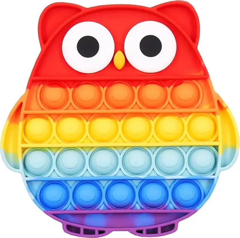 Helmet Popit Owl MultiColor