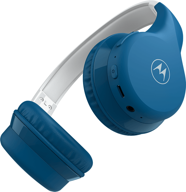 Motorola On-Ear Headphones with MIC Bluetooth MOTO JR300, Blue