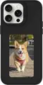 Reinkstone Inkplay C1 Black E-ink Screen Phone Case for iPhone 14 Pro Max, Customizable NFC Display, Shockproof Protective Cover with Aluminum Kickstand