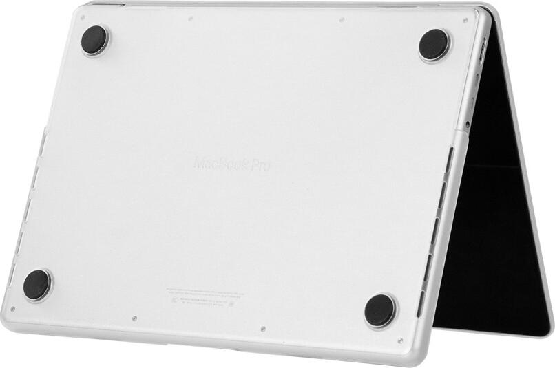 Husa DDC Glassy Matte pentru MacBook Pro 14.2 inch (M1/M2/M3, 2023), Protectie Hard Shell din Plastic Transparent Mat, Ultra-Subtire si Anti-Amprente