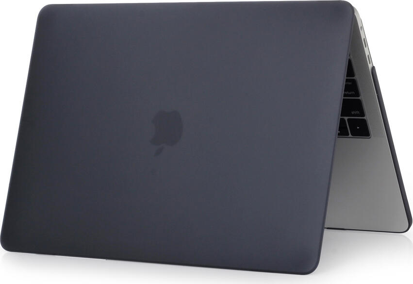 DDC Matte Hard Shell Case for MacBook Pro 13.3-inch 2022, Black Polycarbonate Two-Piece Snap-On Protective Cover with Precise Port Cutouts