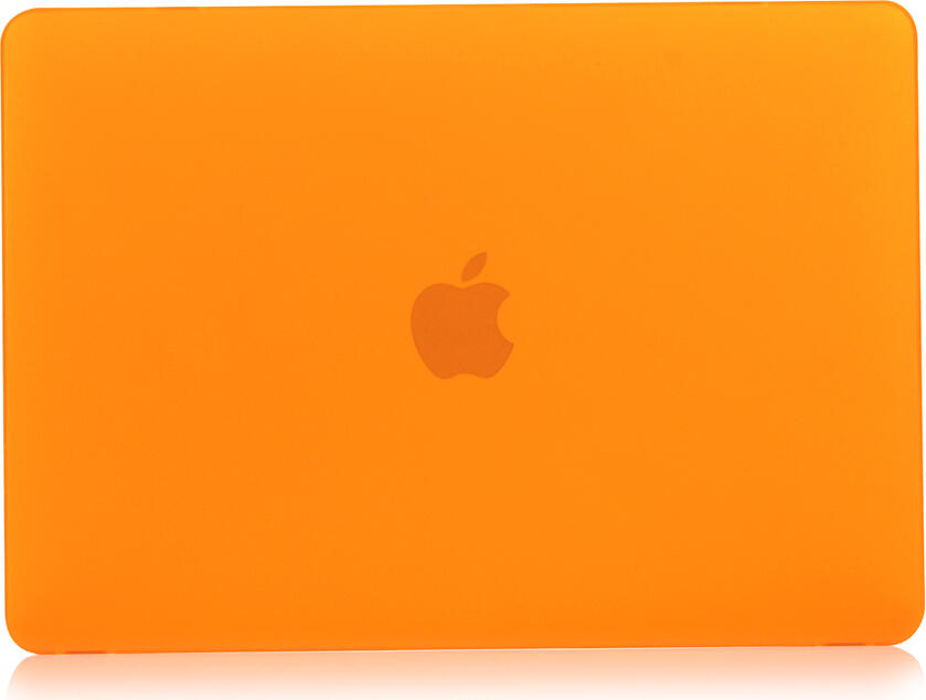 Husa Protectie DDC pentru MacBook Pro 16.2 inch (2023) M1 M2 M3, Carcasa Rida din Plastic Usor, Culoare Portocaliu, Rezistenta la Socuri, cu Orificii de Ventilatie