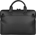 Geanta laptop Tucano Isotta Superslim, din Piele Sintetica si PET Reciclat, Husa Slim cu Curea de Umar Imbulita si Buzunar frontal, pentru Laptopuri pana la 14"