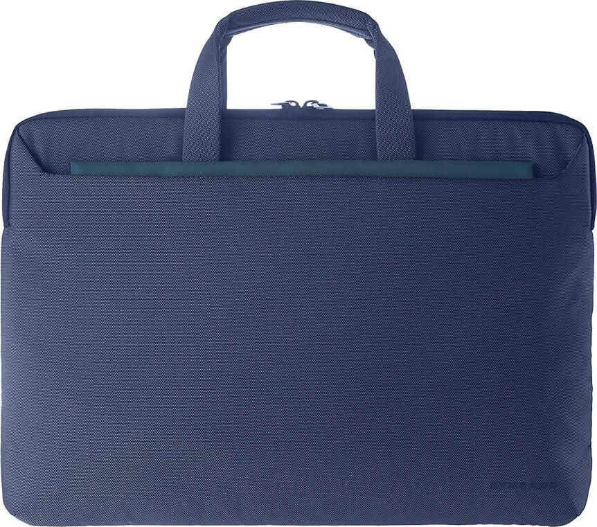 Tucano Work Out 3 Super Slim Laptop Bag for 15.6 inch Laptops and MacBook Pro, Blue, Shock-resistant Polyester, Dual Transport System, WO3S-MB15