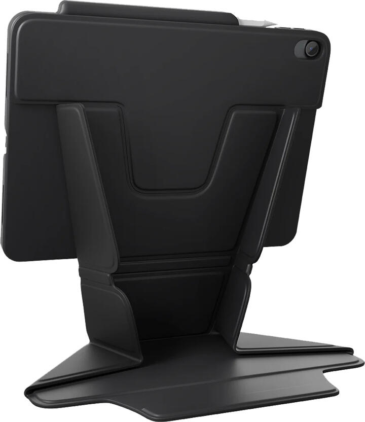 Uniq Ryze 360 Case for Apple iPad Air 11 (2024 M2), 360-Degree Rotating Magnetic Stand, Full Body Protection, Apple Pencil Holder, Midnight Black