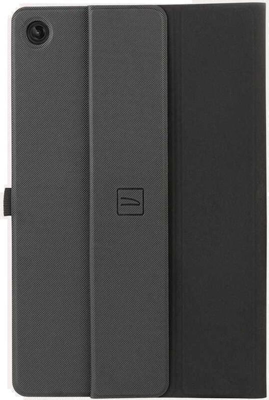 Tucano Tre Folio Case for Lenovo Tab M10 Plus 10.6" (3rd Gen 2022), Eco-leather Shock Resistant Book Cover with Integrated Stand, TAB-3LE106-BK
