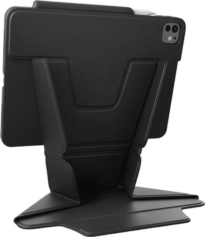 Uniq Ryze 360 Case for Apple iPad Pro 11" (2024), 360-Degree Rotating Magnetic Stand, Full Body Protection, Apple Pencil Holder, Midnight Black