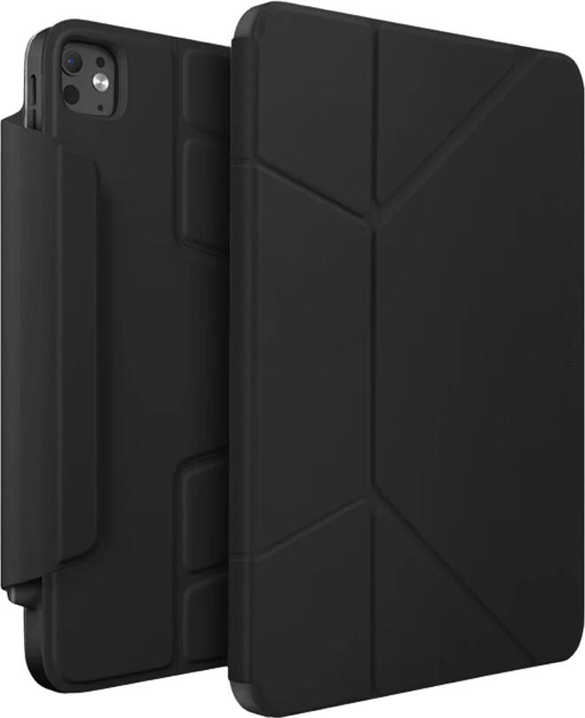Uniq Ryze 360 Case for Apple iPad Pro 11" (2024), 360-Degree Rotating Magnetic Stand, Full Body Protection, Apple Pencil Holder, Midnight Black