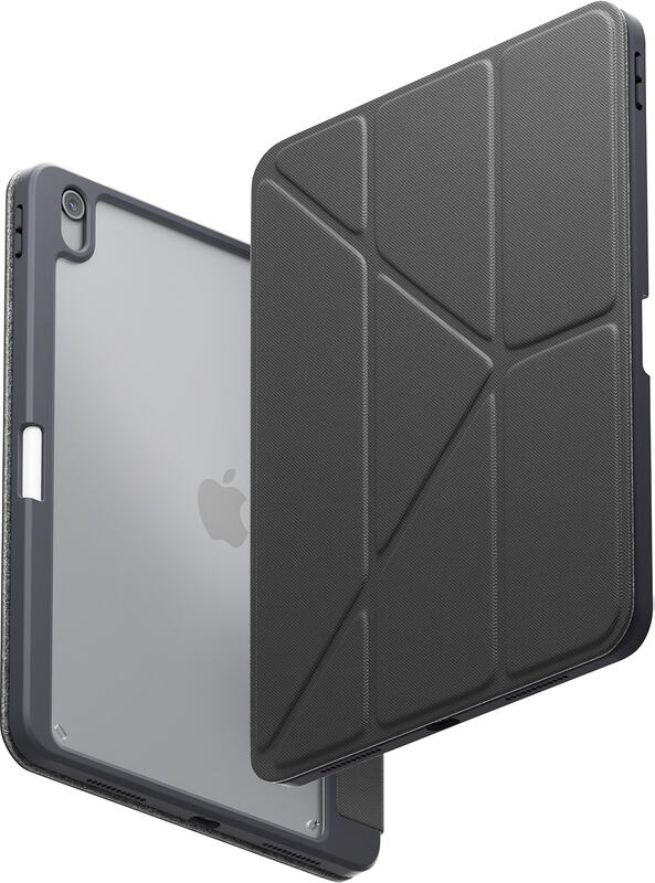 Uniq Tablet Case iPad Air 11 (2024) Moven, Charcoal Grey