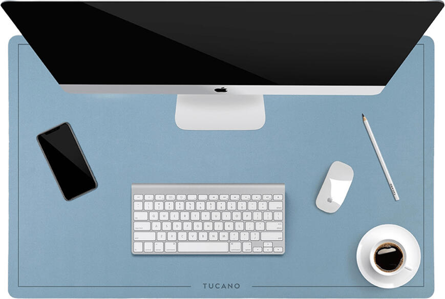 Tucano MA-DP-Z Neoprene Desk Pad, 670 x 420 x 3 mm, Water-Resistant Non-Slip Surface Protector for Laptop and Keyboard