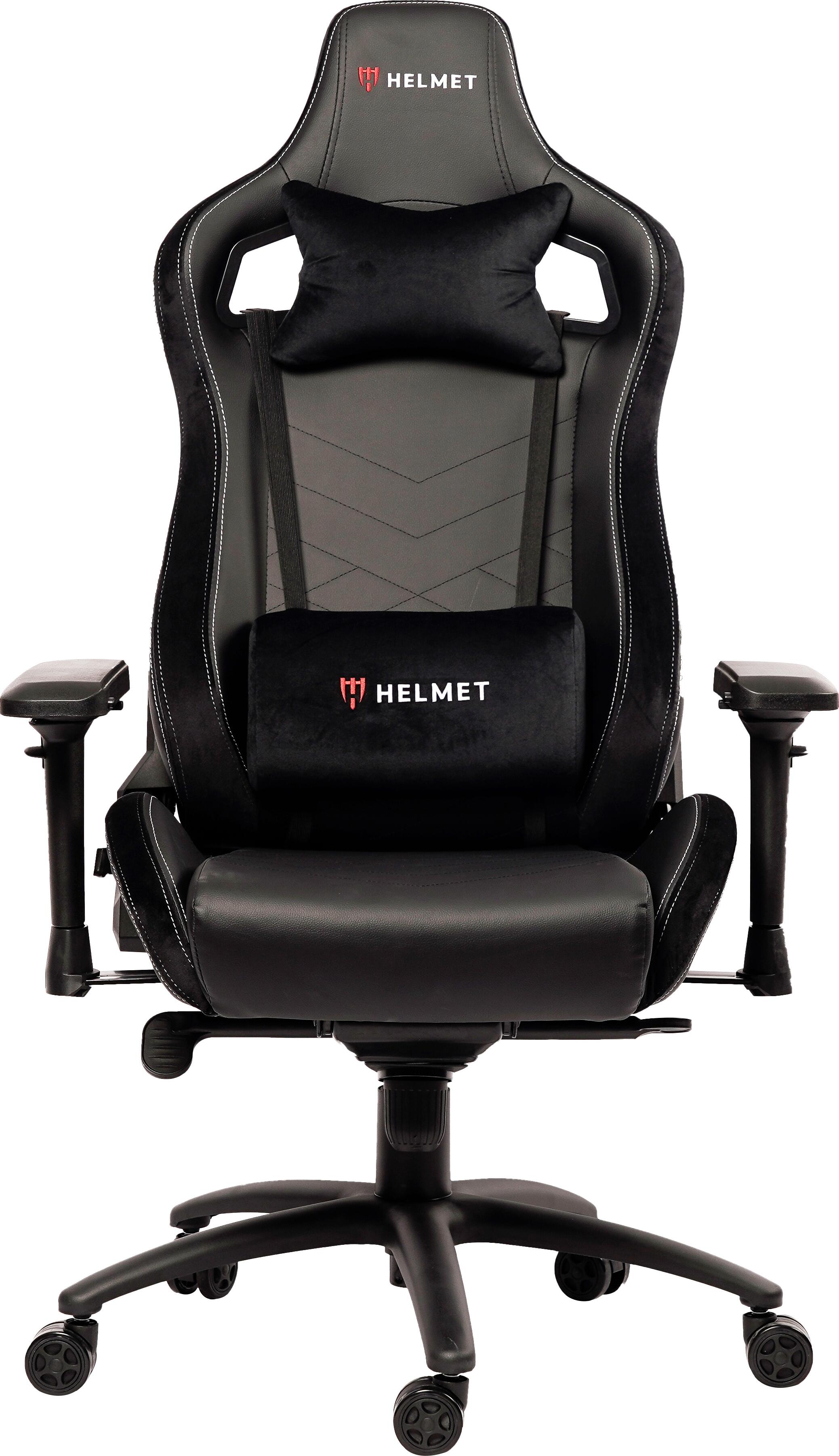Helmet CH-507 Ergonomic Office Chair, Synthetic Leather, Metal Frame, Recliner, 360 Rotation, Adjustable Armrests, Headrest and Lumbar Support, 120kg