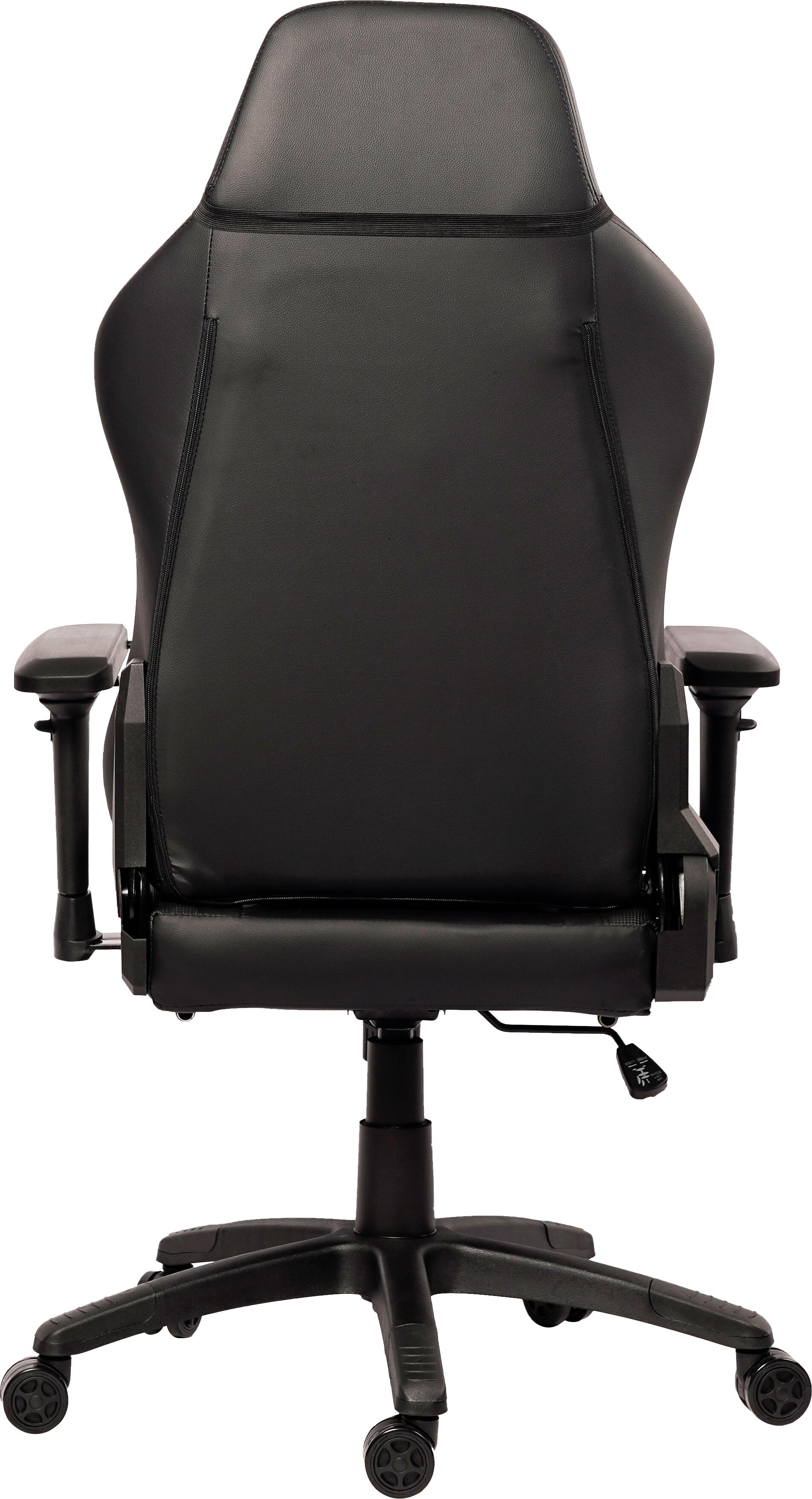 Helmet CH-506 Gaming Chair, Black Synthetic Leather, 3D Adjustable Armrests, Reclining Backrest with Rocking Function, High-Density Foam, Metal Frame