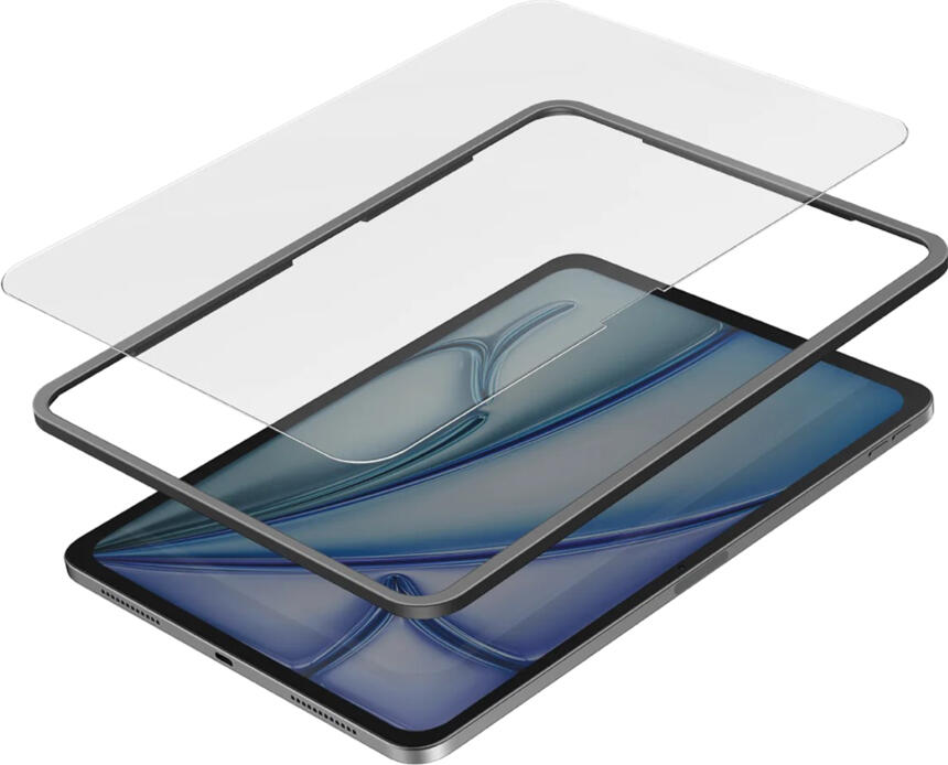 Protectie Ecran Sticla Temperata Uniq Optix Duritate 9H Rezistenta la Impact si Amprente Transparenta Claritate Ridicata pentru iPad Pro 13 (2024)