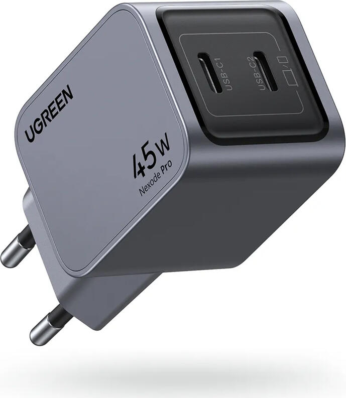 UGREEN Nexode GaN Pro Charger 2*Type-C 45W PD X707, Black