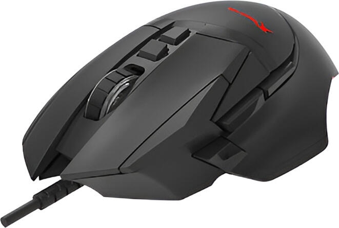 Xtrike Me GM-320 Wired Gaming Mouse, 12800 DPI Optical Sensor, 8-9 Programmable Buttons, Mechanical Switches, Customizable RGB Backlight, Ergonomic