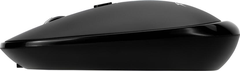 Xtrike Me GW-119 Dual-Mode Wireless Mouse, Bluetooth & 2.4 GHz Optical Sensor, Adjustable DPI, Silent Switches, Ergonomic Matte Black Design