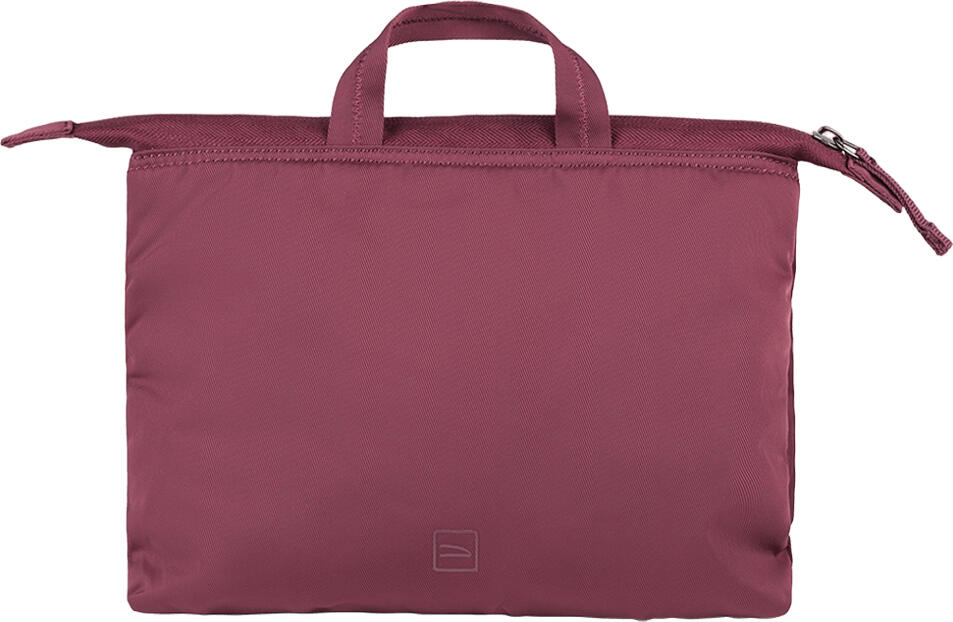 Tucano Ordine Beauty Case M, Poliester Reciclat, Geanta Cosmetice Calatorii Rezistenta la Apa cu Compartimente Interne, Burgundy, 240 x 180 x 70 mm