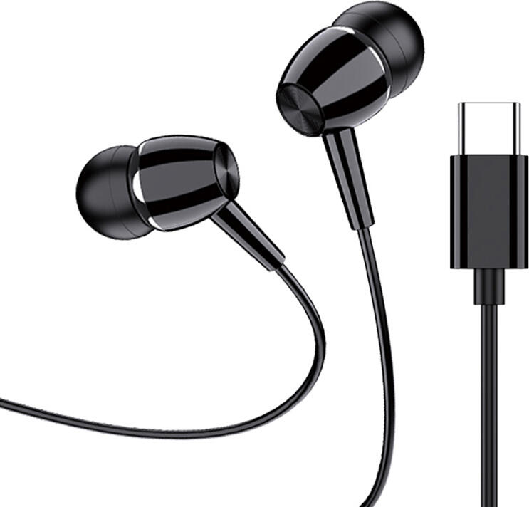 KAKU Ksiga Earphones Type-C with Mic Jiaxuan KSC-1296, Black