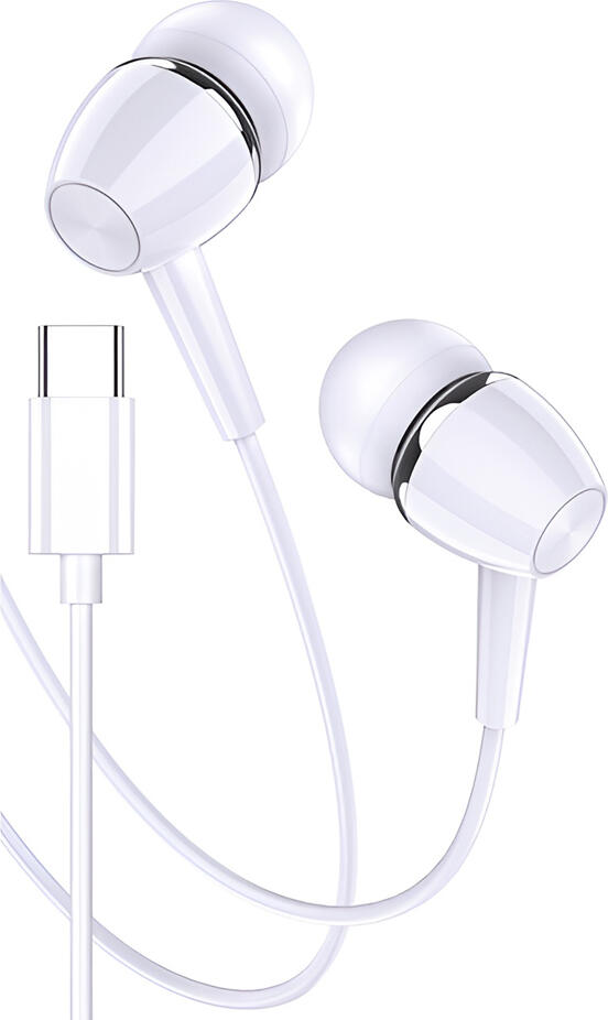 KAKU Ksiga Earphones Type-C with Mic Jiaxuan KSC-1296, White