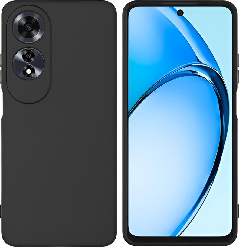 Husa WOO Case Silicone Neo Soft pentru Oppo A60 4G, Negru, Protectie din Silicon Soft-Touch cu Finisaj Mat si Decupajuri Precise
