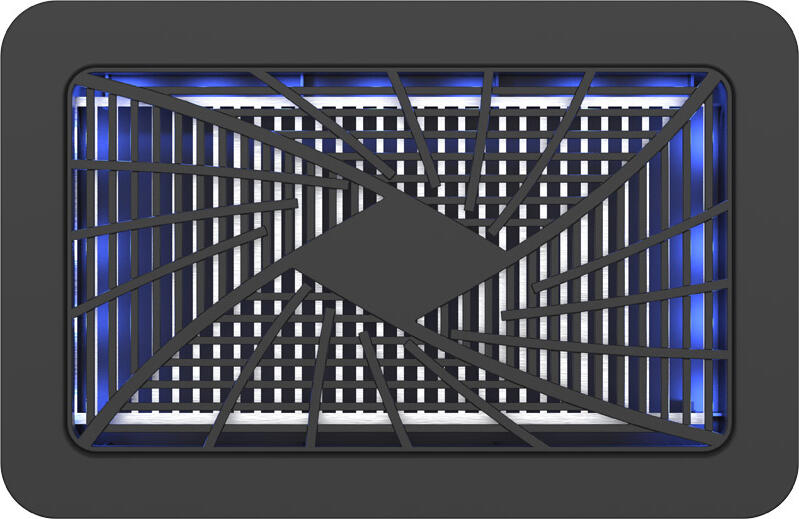 Ультрафиолетовая лампа-ловушка для насекомых NOVEEN IKN590 LED, 6 Вт UV-A, 2500 В, питание USB Type-C, площадь до 150 м2, корпус ABS, черный