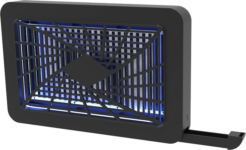 Ультрафиолетовая лампа-ловушка для насекомых NOVEEN IKN590 LED, 6 Вт UV-A, 2500 В, питание USB Type-C, площадь до 150 м2, корпус ABS, черный
