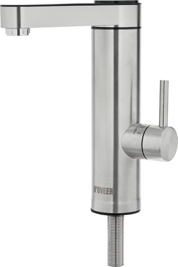 Boiler Instant N'OVEEN IWH960 cu Robinet, Corp din Otel Inoxidabil INOX, 3000-3600W, Control Touch cu Display LED Digital, Temperatura 30-55°C, IPX4