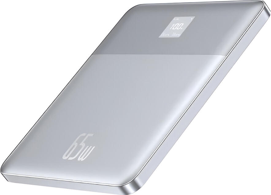 Внешний аккумулятор Baseus Blade 2 12000mAh 65W с быстрой зарядкой, алюминиевый корпус, LED-дисплей, два порта USB-C PD, для ноутбуков и MacBook Pro