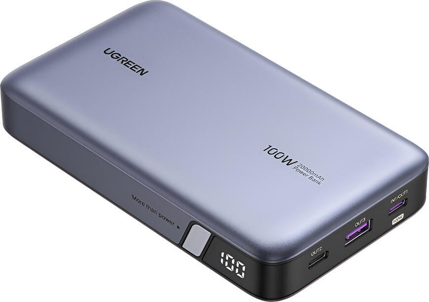 UGREEN Power Bank Nexode Two-way Fast Charging 20000mAh, 100W, Grey