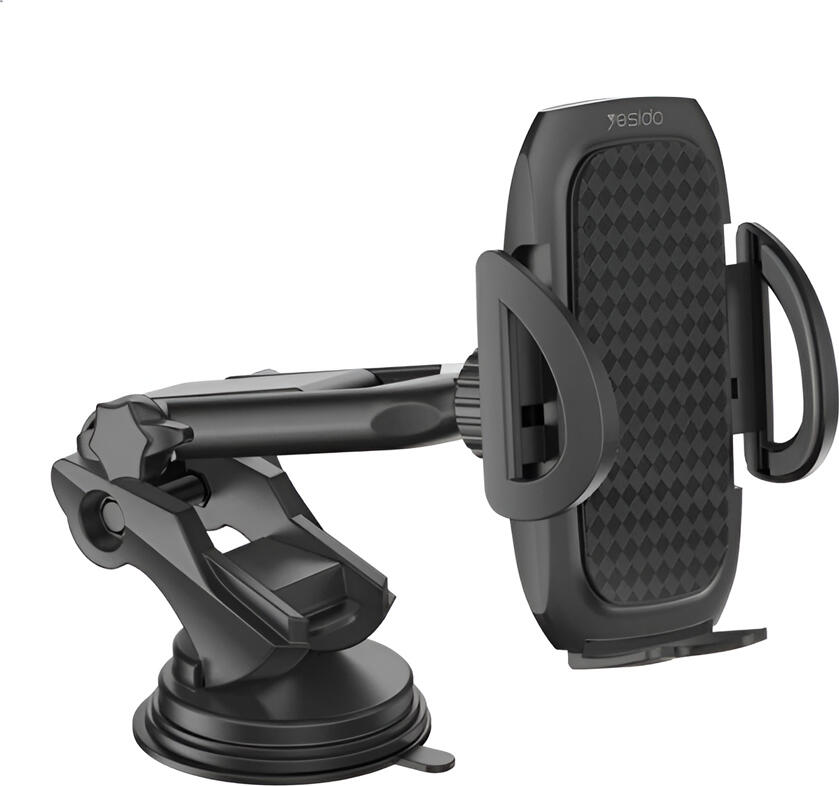 Yesido Car Holder Dashboard/Windshield Spring Clip C111, Black
