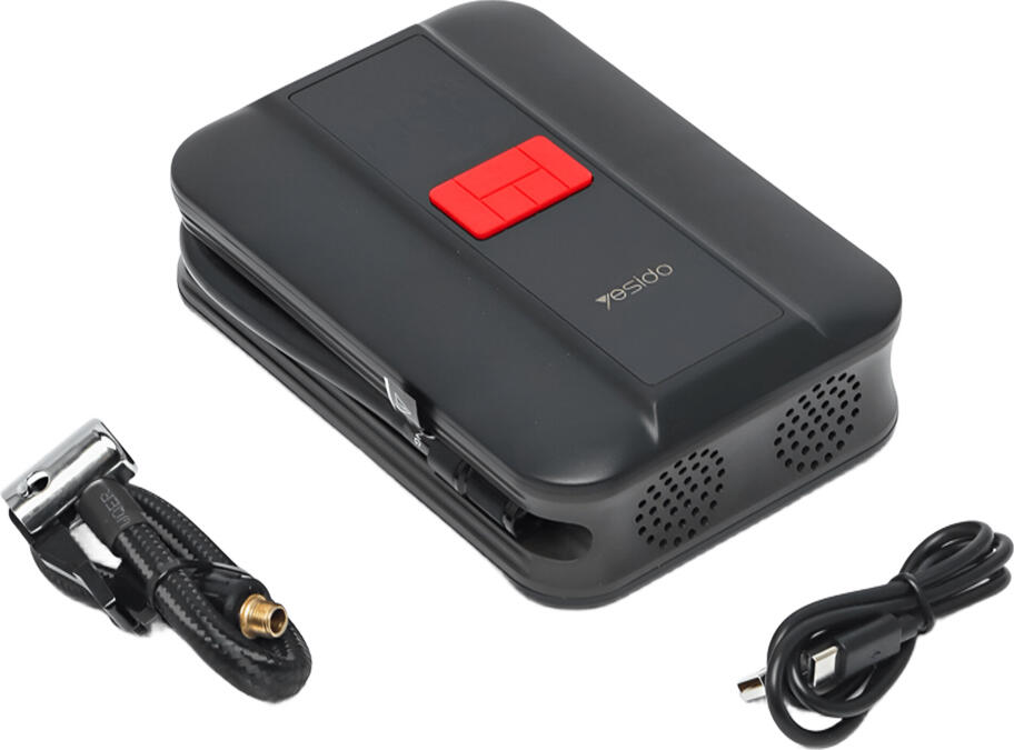 Compresor de Aer Portabil Wireless Yesido VC04, Pompa pentru Anvelope 150 PSI cu Baterie 4000mAh, Ecran Digital LED, Oprire Automata, Incarcare Type-C