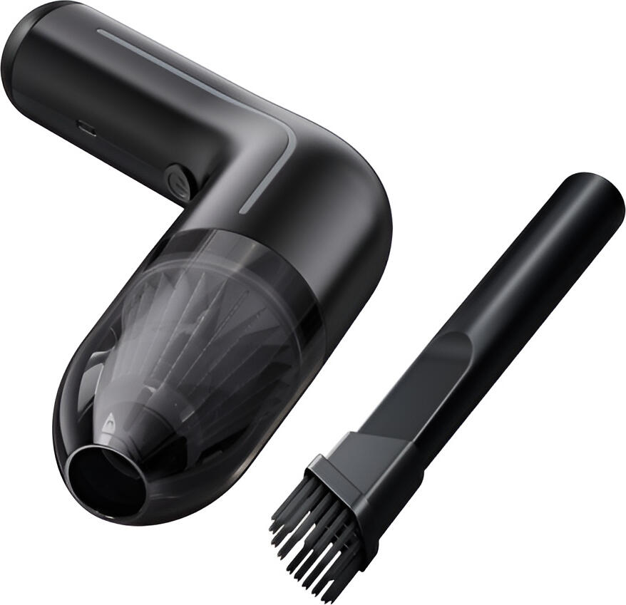 Yesido VC02 Handheld Portable Car Vacuum Cleaner and Blower, 6000Pa Suction, 65W, 5000mAh Battery, Wet & Dry Cleaning, USB-C Rechargeable, Black