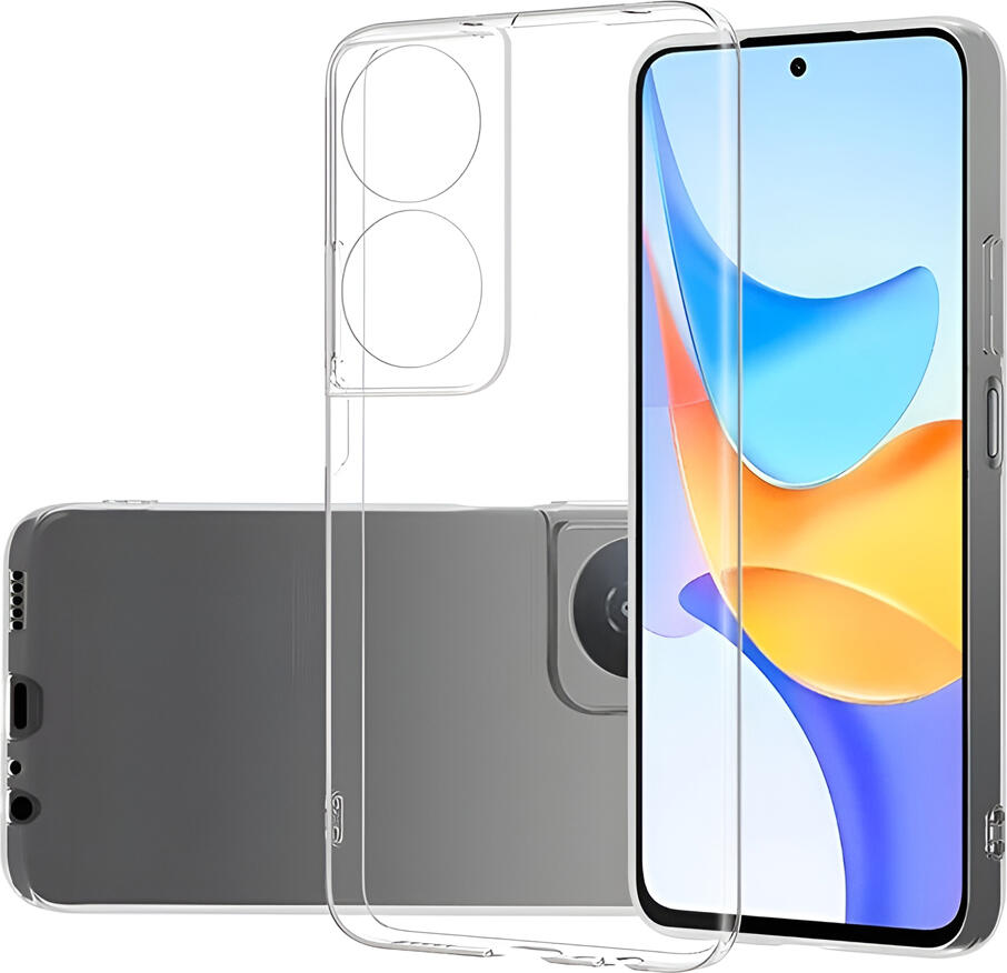 WOO Clear TPU Case for Honor X7B 6.8", Slim Shockproof Transparent Cover, Anti-Slip, Dust-Resistant Protective Case with Raised Edges