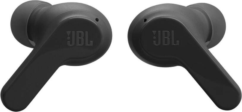 JBL Wave Beam True Wireless Stereo Earbuds, Black, 8mm Dynamic Drivers, Deep Bass Sound, IP54 Dust and Splash Resistant, 32h Total Battery, Bluetooth 5.2