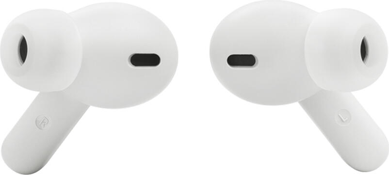 JBL Wave Beam True Wireless Stereo Earbuds, White, 8mm Dynamic Drivers, Deep Bass Sound, IP54 Dust and Splash Resistant, 32h Total Battery, Bluetooth 5.2