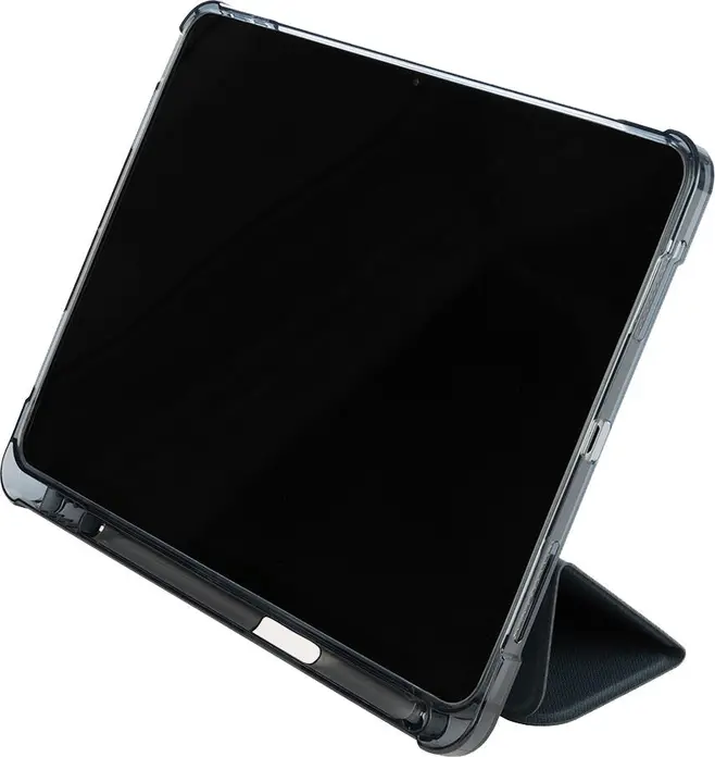Husa Tucano Satin pentru iPad, Albastru-Negru, Protectie Anti-Shock Standard Militar, Copertina Stand, Suport Pencil, pentru iPad Air 11" M2