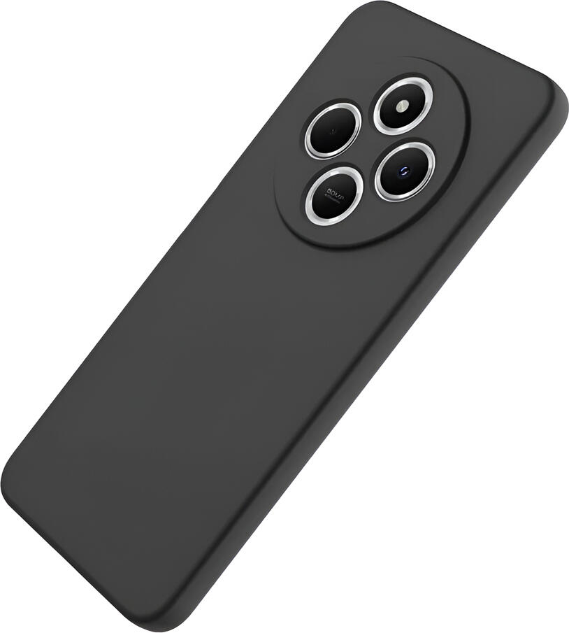 Чехол WOO для Xiaomi Redmi 14C, черный, защитный кейс с точными вырезами, доступен в вариантах из жидкого силикона, мягкого TPU или нейлона типа Flip
