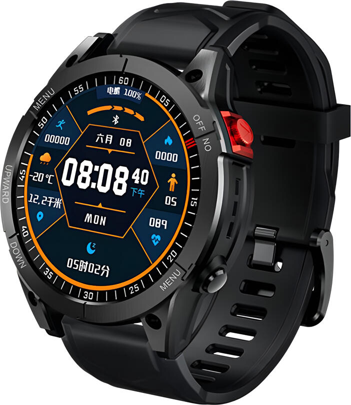 Valdus Smart Watch GS Fenix 7, Black