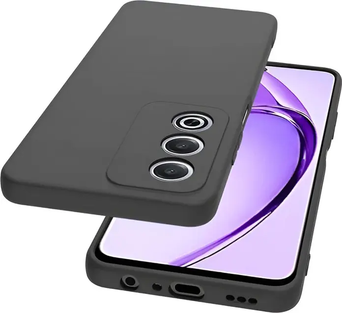 Чехол WOO Silicone Neo Soft для Oppo A80, Цвет: Черный, защитный гибкий кейс из премиального силикона, противоударный, защита от царапин и пыли