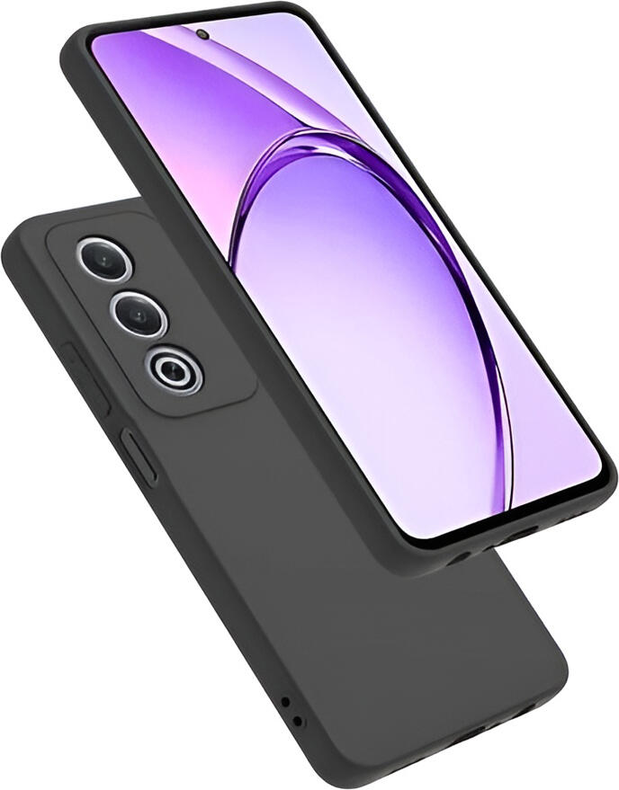 Чехол WOO Silicone Neo Soft для Oppo A80, Цвет: Черный, защитный гибкий кейс из премиального силикона, противоударный, защита от царапин и пыли