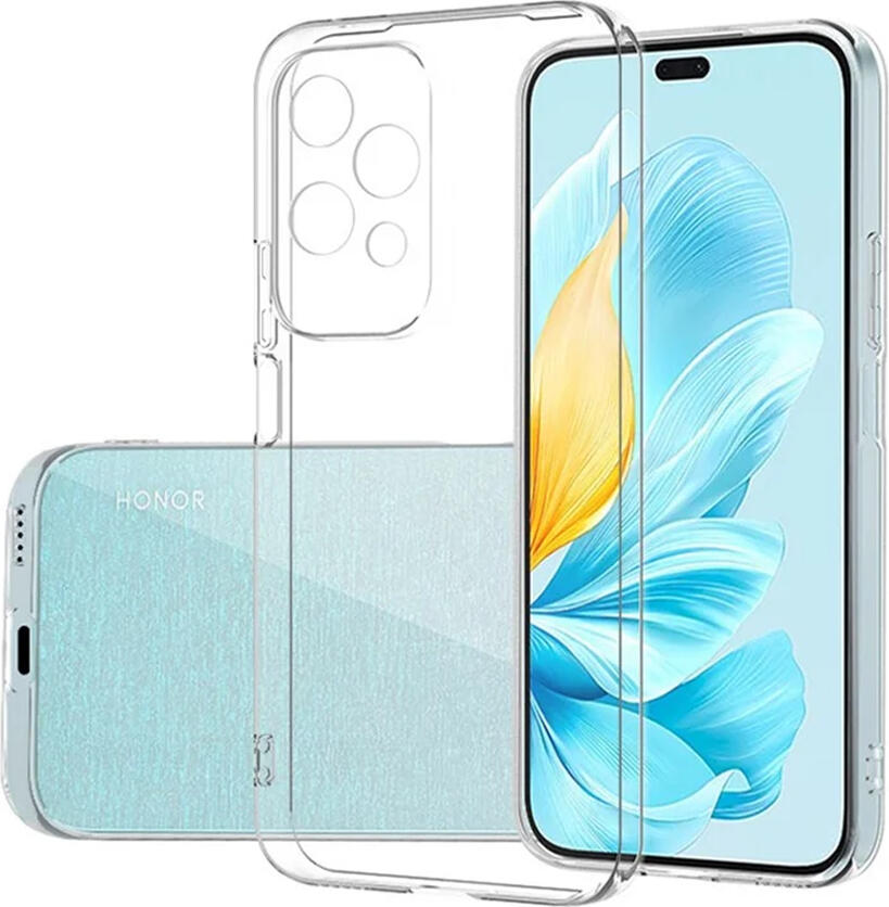WOO Case for Honor 200 Lite, 6.7 Inch Screen, Soft TPU, Clear Color, Shock-Absorbent Anti-Yellowing