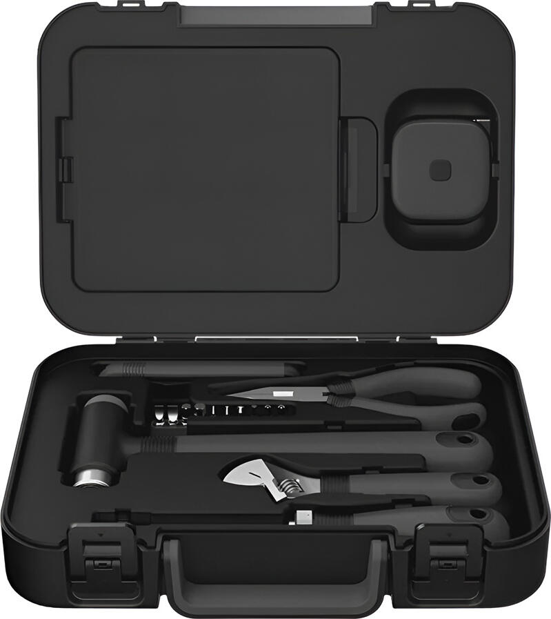 MIIIW Portable Home Tool Kit 6+2, Black