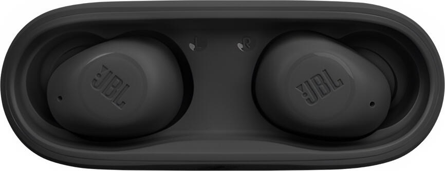 Casca TWS JBL Wave Buds True Wireless Stereo, Negru, Driver Dinamic 8mm, Bluetooth 5.2, Rezistenta la Apa IP54, Autonomie Totala 32h, Incarcare USB-C