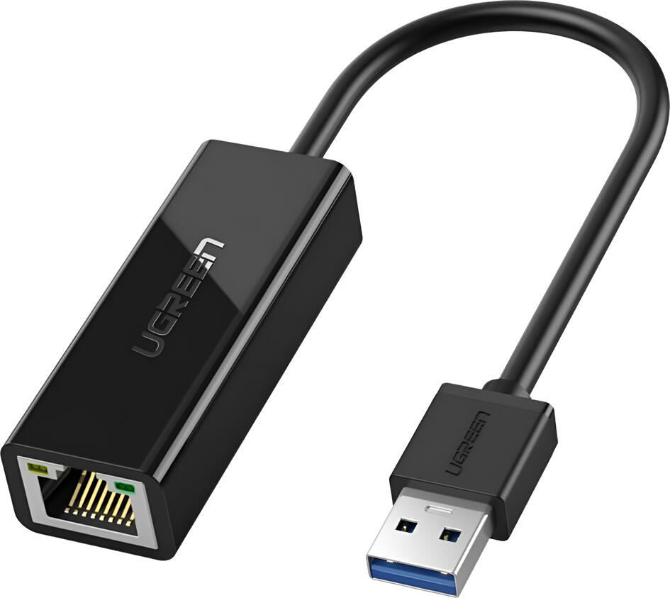 UGREEN Network Adapter USB 3.0 to Gigabit LAN RJ45 CM209, Black
