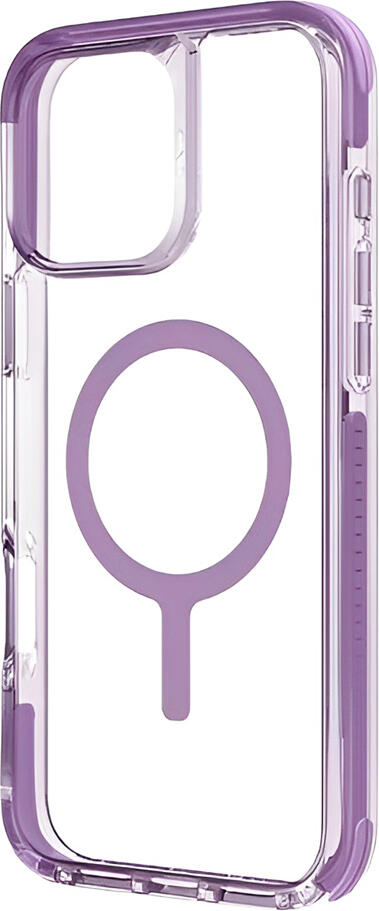 Чехол Uniq Combat MagClick Hybrid для Apple iPhone 16 6.1 дюйма, цвет Grape Pink, защита по военному стандарту 4м, TPU ShockSorb, поддержка MagSafe